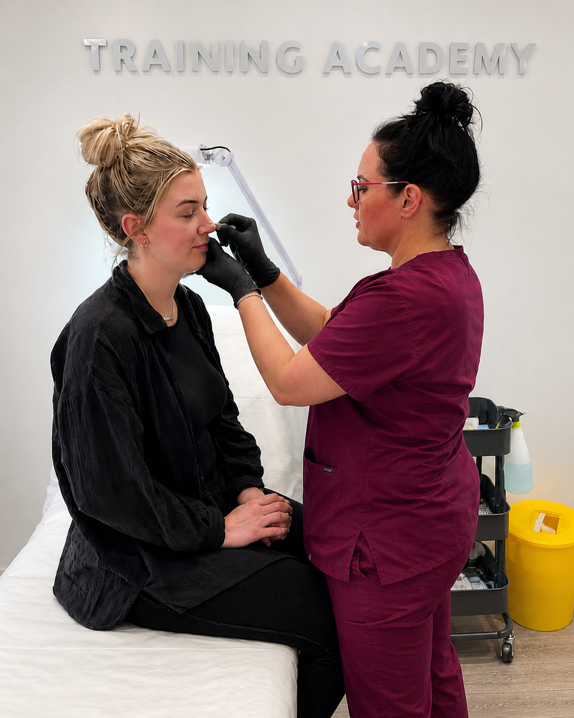 Professional body piercing training at Essex Piercing Academy, Romford Essex
